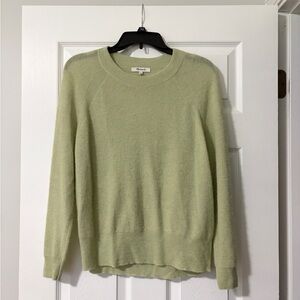 Madewell Elliston Alpaca Blend Light Green Sweater XS